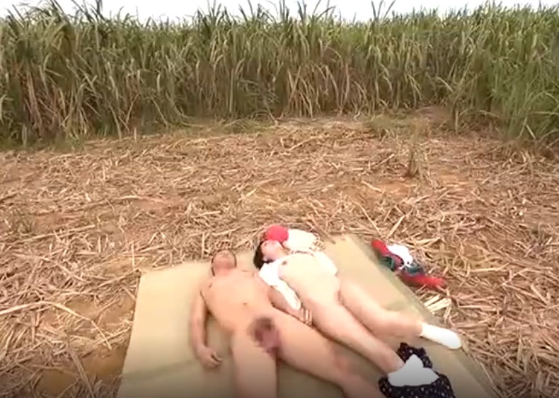 【野外行為】草木に囲まれた場所で、波打ち際の岩陰で…男と女は情事に耽る！日差しと風を感じながら開放的な快楽に沈むｗ