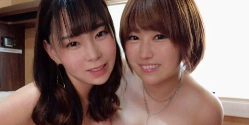【W爆乳美女×パイズリ】2人にシコシコされて発射寸前！騎乗位でハメながら顔をオッパイで挟まれイッテしまいそうｗ