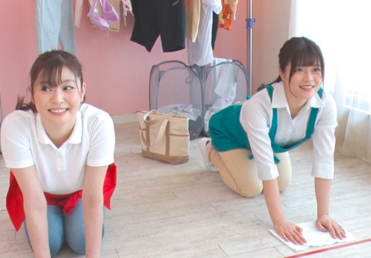 【ムチムチ奥さん×フェラテク自慢】他人棒に跨ってプリプリのお尻をピストンする2人の美女！揺れるオッパイが美味しそうｗ